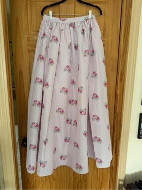 LoveShackFancy Floral Ball Skirt